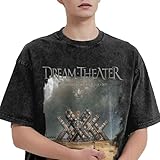 Custom Fashionable Teen Men's Vintage Oversized T Shirts 3D Printer Breathable O-Neck Short Sleeve Dream Metal Rock Theater T-Shirt for Men,Tees Shirt Tops Black Xx-Large