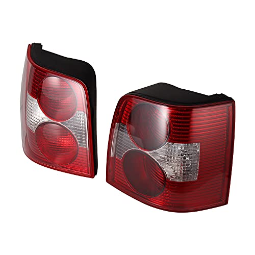 Astra Depot Pair Running Brake Tail Light Assembly Lamp Compatible with 2001-2005 VW Passat B5 B5.5 Variant Wagon