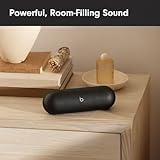 Beats Pill - Portable Bluetooth Speaker - Up to 24H Battery Life, Water Resistant, Bluetooth, Apple & Android Compatible, Seriously Loud Sound for Home, Outdoor and Travel - Matte Black