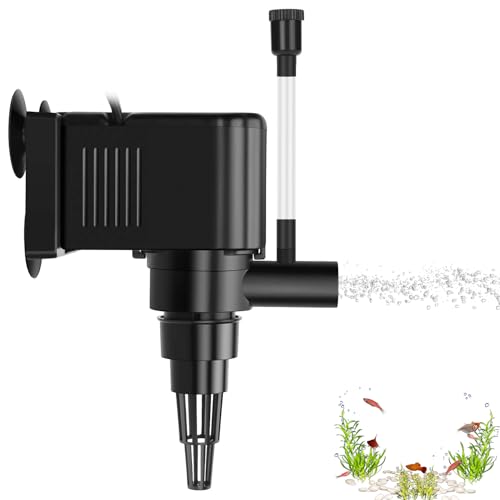 AquaMiracle Aquarium Powerhead Pump Circulating Water Pump 265 GPH for 60-80 Gallon Aquariums with Aerating Features