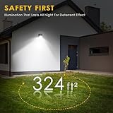 JC-LGL 30W LED Wall Pack Light with Dusk to Dawn Sensor, 3600LM, 5000K Daylight, 120Vac Led Porch Lights, IP65 Waterproof Outdoor Security Lighting for Garage Warehouse Garden, ETL Certified, 6 Pack