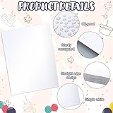 Skyygemm 12 Pcs 19 x 13 Inch Rectangle Cake Boards Half Sheet Cake Board Sturdy Corrugated Single Wall Base for Dessert Baking Party Supplies, White