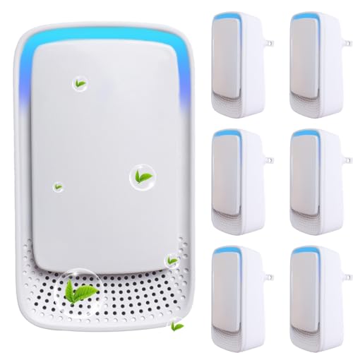 Plug In Air Ionizers for Home Quiet Operation Air Cleaner for Bathroom,Living Room,Office,Kitchen,Pet Room,Portable Negative Ion Air Purifier for Bedroom(6)