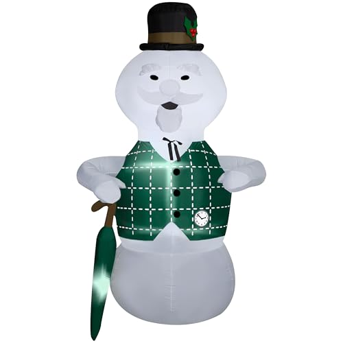 Gemmy 8' Sam The Snowman Rudolph Airblown Inflatable Christmas Decoration