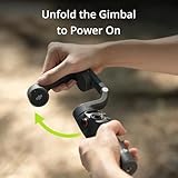 DJI Osmo Mobile 6, 3-Axis Phone Gimbal, Object Tracking, Built-in Extension Rod, Portable and Foldable, Gimbal Stabilizer for iPhone, Andriod, YouTube TikTok Video, Platinum Gray