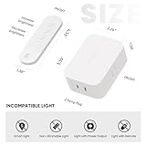 TREATLIFE 2 in 1 Dimmer Plug with Remote, Wireless Remote Control Outlet, Up to 100FT Range, Plug-in Dimmer Switch for Dimmable Bulbs, String Lights, Max Power 300W