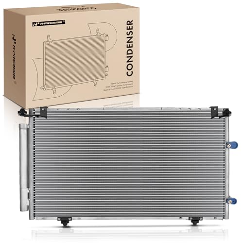 A-Premium Air Conditioning A/C Condenser Compatible with Toyota Camry 2002-2006, Solara 2004-2008 & Lexus ES300 2002-2003, ES330 2004-2006