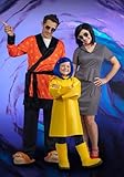 Coraline Costume for Kids, Girls Coraline Storybook Yellow Rain Jacket Small