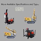 Generic Hydraulic Water Well Drilling Rig, Dual-Purpose Well Drilling Machine, Crawler Drill Rig For Water, Diesel-Powered, 300m Deep, 140-325mm Borehole, For Rock & Soil & Sand Layers (1)