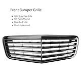 Aresparts Compatible with Mercedes Benz 2007 2008 2009 W211 Facelift E-Class E320 E350 E550 E63 AMG Sedan Front Bumper Grille Gloss Black Replacement grill