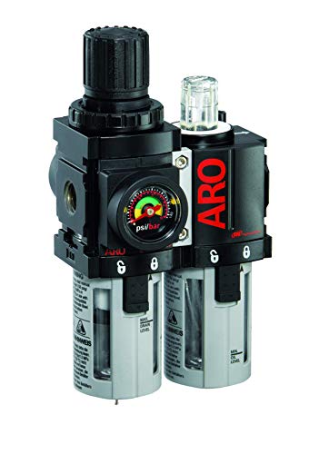 ARO C38121-600-VS Air Filter-Regulator-Lubricator Combination, 1/4" NPT