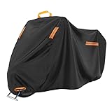 Motorcycle Cover for Benelli TNT 125 2020, Outdoor Motorcycle Protective Cover Rain and Snow Protection Cover Durable Motorbike Cover Scooter Cover,A