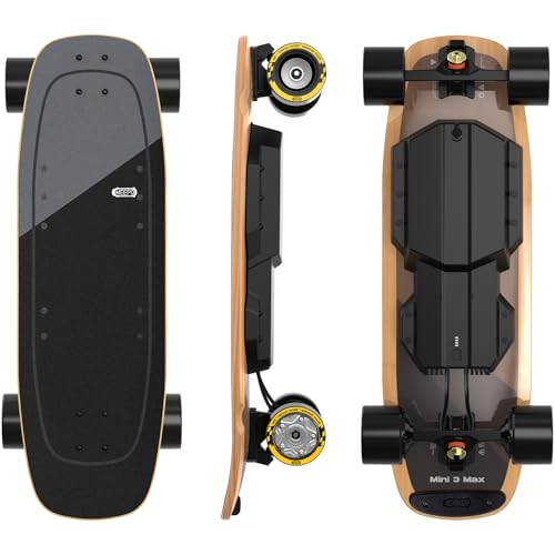 MEEPO Mini Electric Skateboard with Remote, Up to 28 MPH Top Speed, 11 Miles Range,330 Pounds Max Load, Maple Cruiser for Adults and Teens, Mini5 MINI3 Max