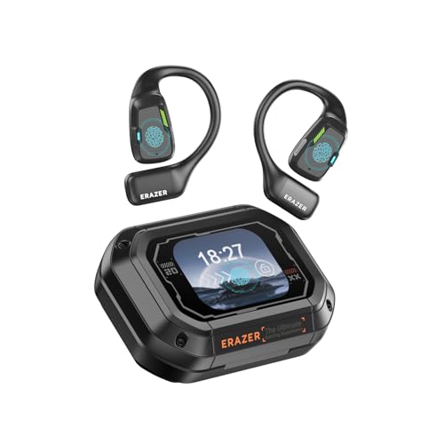 QYGCKJ ERAZER XP6 AI Headphones Open Free Wireless Bluetooth AI Translator Earbuds Bluetooth Earphones for Listening to Music & Calling, Support 135 Languages Bluetooth Translation & Meeting Summary