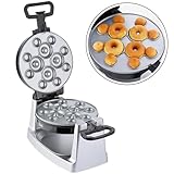 Mickey Mouse Waffle and Donut Maker with 3 Sets of Removable Nonstick Ceramic Plates