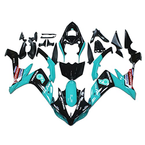 NT FAIRING Blue Black Fairing Fit for Yamaha 2007 2008 YZF R1 YZF-R1 Injection ABS Plastics Bodywork Body Kit Bodyframe Body Work 07 08 A72