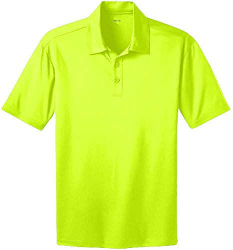 Joe's USA Men's Silk Touch Golf Polo's,S-Neon Yellow