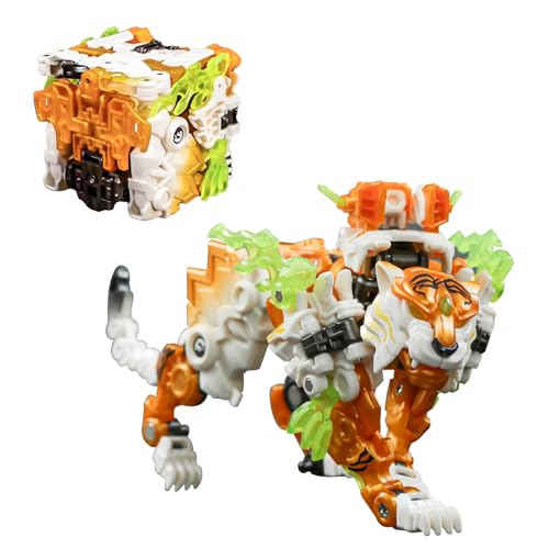 BEASTBOX INFINTYBOX IB-03TT THAIGER Deformation Toys Action Figure, Converting Toys in Mecha and Cube, Perfect Birthday Party Gift for Teens and Adults