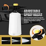 750ML Snow Foam Lance For BOSCH AQT EA110 UA125 Car Pressure Washers Soap Foam Generator With Adjustable Sprayer Nozzle