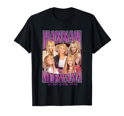 Disney Hannah Montana The Best Popstar Collage Chest Poster T-Shirt