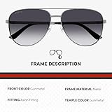 Gucci GG1233SA Designer Aviator Shape Sunglasses: Aviator Frame Eyewear with Non-Polarized Lenses - Epitome of Luxury and Style