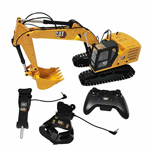 Diecast Masters 1/16 Radio Control Caterpillar 320 Excavator with Bucket, Grapple and Hammer 28005