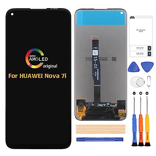 Incell for Huawei nova 7i Screen Replacement Touch Screen Digitizer JNY-L22B JNY-L21A JNY-L01A JNY-L21B JNY-L22A JNY-L02A JNY-LX2 LCD Display Full Assembly Repair Kits,with Tools