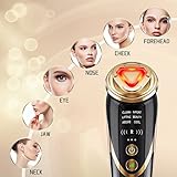 Radio Frequency Facial Machine with EMS - Anti-Aging Skin Tightening Rejuvenation Skin Care Eqipment Home Use,5 in 1 Light Therapy for Wrinkles Lifting High Frequency Face Massager.