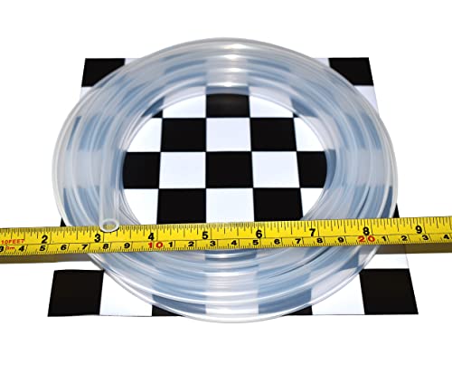 Pure Silicone Tubing - 1/4" ID x 3/8" OD - High Temp Kink-free Hose Tube 500F (100 Feet)
