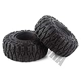 INJORA RC Tires 4pcs 2.2Inch Rubber Tyre Set Wheel Tires for 1:10 RC Rock Crawler TRX4 TRX-6 Axial SCX10 90046