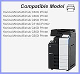 YOUTOP 4PK TN328 TN626 TN330 TN628 Toner Cartridge Compatible for Konica Minolta Bizhub C300i C360i C250i C7130i C450i C550i C650i