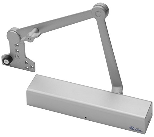 Yale 085194 2721T x 689 Door Closers, 2700, Aluminum Body, 689 Painted Aluminum Finish, Hold Open with Stop Arm, Full Cover, Door Sizes 1 to 6