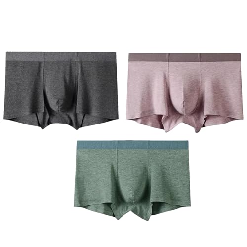 3Pcs Lot Panties Men's Sexy Underwear Seemless Man Boxers Short Underpants