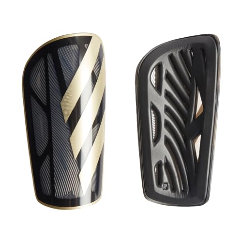 adidas unisex-adult Tiro League Shin Guards, White/Black/Silver Metallic, X-Large
