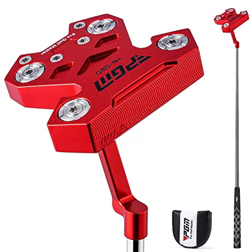 PGM Golf Putter with Aerospace-Grade Aluminum, CNC Machining, Ultra-Low Center of Gravity, and Ergonomic Grip for Improved Accuracy & Stability