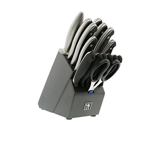 HENCKELS Forged Synergy East Meets West Knife Block Set, 16 Piece, Black