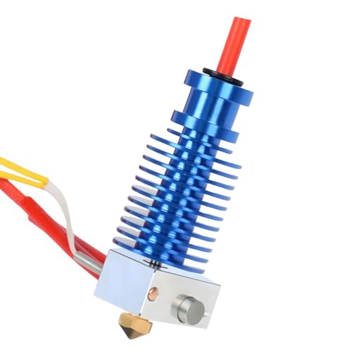 Newwish Prusa i3 MK3S+ Hotend 24V 40W Upgrade Kit for Prusa i3 MK3,MK3S,MK3S+3D Printer V6 Hotend 24V Replacement Parts,V6 Bi-Metal Heatbreak,Heater Block Aluminum,V6 Brass Nozzle 0.4mm.