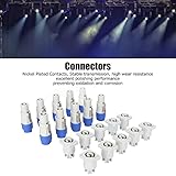 3 Pin AC PowerCon Male and Female Head Connectors, Plug and Play Speaker Power Adapter, Output Jack for Beam Light Stage Light Power (Output)