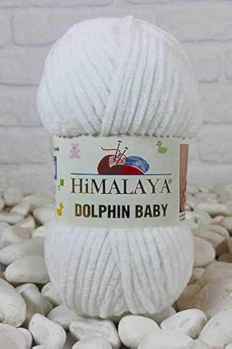 4 Skeins Himalaya Dolphin Baby Yarn 395 Yards 4 x 100 Gram Super Bulky Baby (80301)