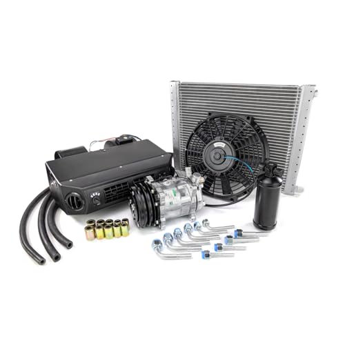 New A/C universal kit underdash compressor complete air conditioner 12V