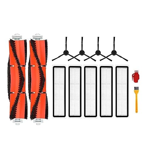 ZeAda Side Main Brush Spare Parts Set，Filter Mop Cloth,Compatible for Xiaomi Dreame F9/1C/2C/1T Robot Vacuum Cleaner Accessories