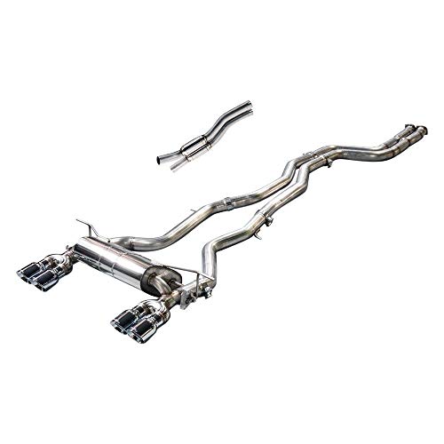 AWE Tuning 3010-32030 BMW F22 M235i Touring Edition Axle Back Exhaust (- Chrome Silver Tips 102mm)