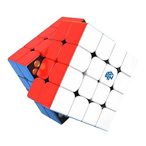 HELLOCUBE Gan 460 M Stickerless 4x4 Magnetic Speed Cube Magic Cube 460M Puzzle Toy