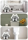 Euiroet Christmas Toilet Paper Holder - Space-Saving, Wall-Mounted, Corrosion-Resistant Metal Storage - Festive Christmas Tree Design That Holds up to 8 Rolls - Perfect for to Your Bathroom Decor