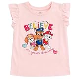 Paw Patrol Skye Chase Marshall Toddler Girls Tank Top Skirt and Bag 3 Piece Outfit Set Pink 3T