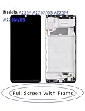 Screen Replacement for Samsung Galaxy A22 4G Incell LCD for Samsung A225F A225F/DS A225M A225M/DS LCD Display Touch Digitizer Assembly with Repair Part Tools (Black with Frame,Not for A22 5G/A226)