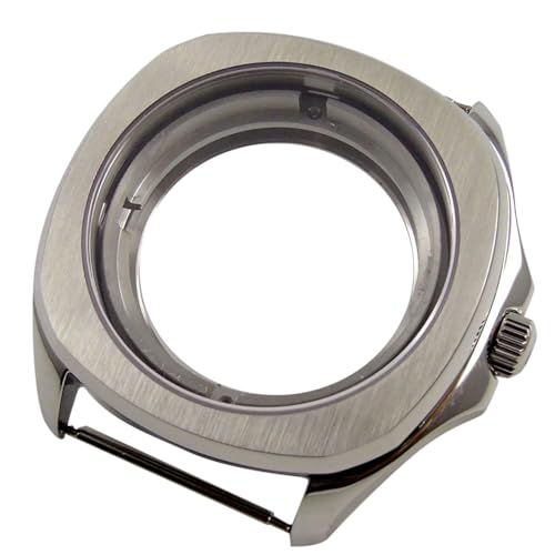 CHICHIYANG 40mm 316L Stainless Steel Watch Case Anti Scratch Sapphire Crystal Watch Case Watch Accessories for ETA 2824 2836 Movement