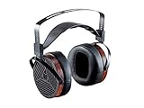 Monolith Over Ear Planar Magnetic Headphones - With 106mm Driver, 50 Ohm, 10 Watt Maximum Power Handling, Open Back Design, Comfort Ear Pads For Studio/Professional, Black/Wood