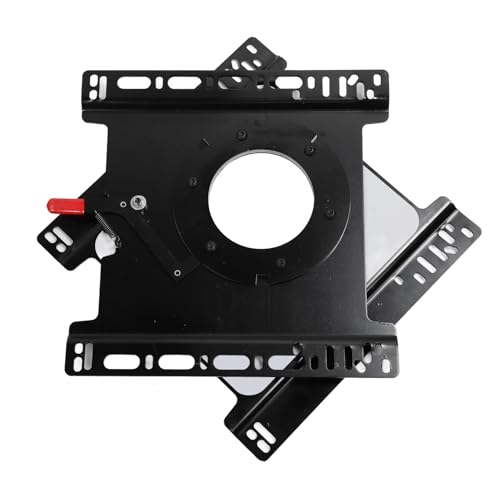 Brilluxa Seat Swivel Base Swivel Mount Plate 360° Rotation Plate Driver Side Heavy Duty Rust Proof Compatible with Ford Transit Mercedes Sprinter Ram Promaster