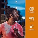 PHILIPS A7607 Bone Conduction Headphones,Wireless Bluetooth Open-Ear Headphones Sound,AI mics,Noise Reduction,9-Hour Battery,Fast Charging,LED Safety Lights,IP66,App Control,Black